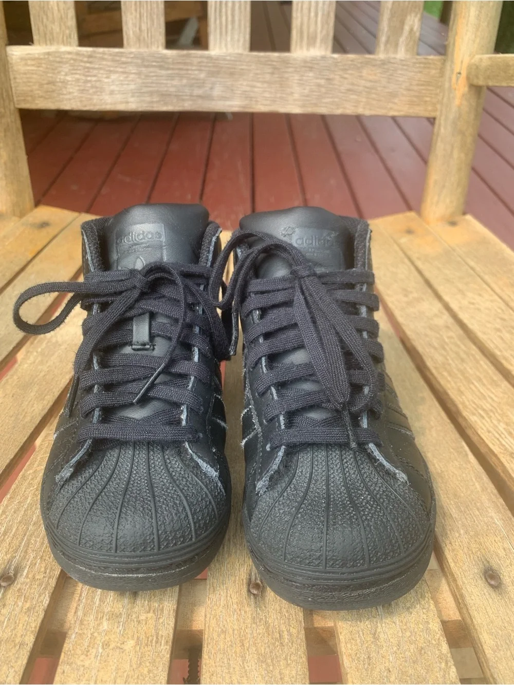 Kids Adidas Pro Model High Top Sneakers